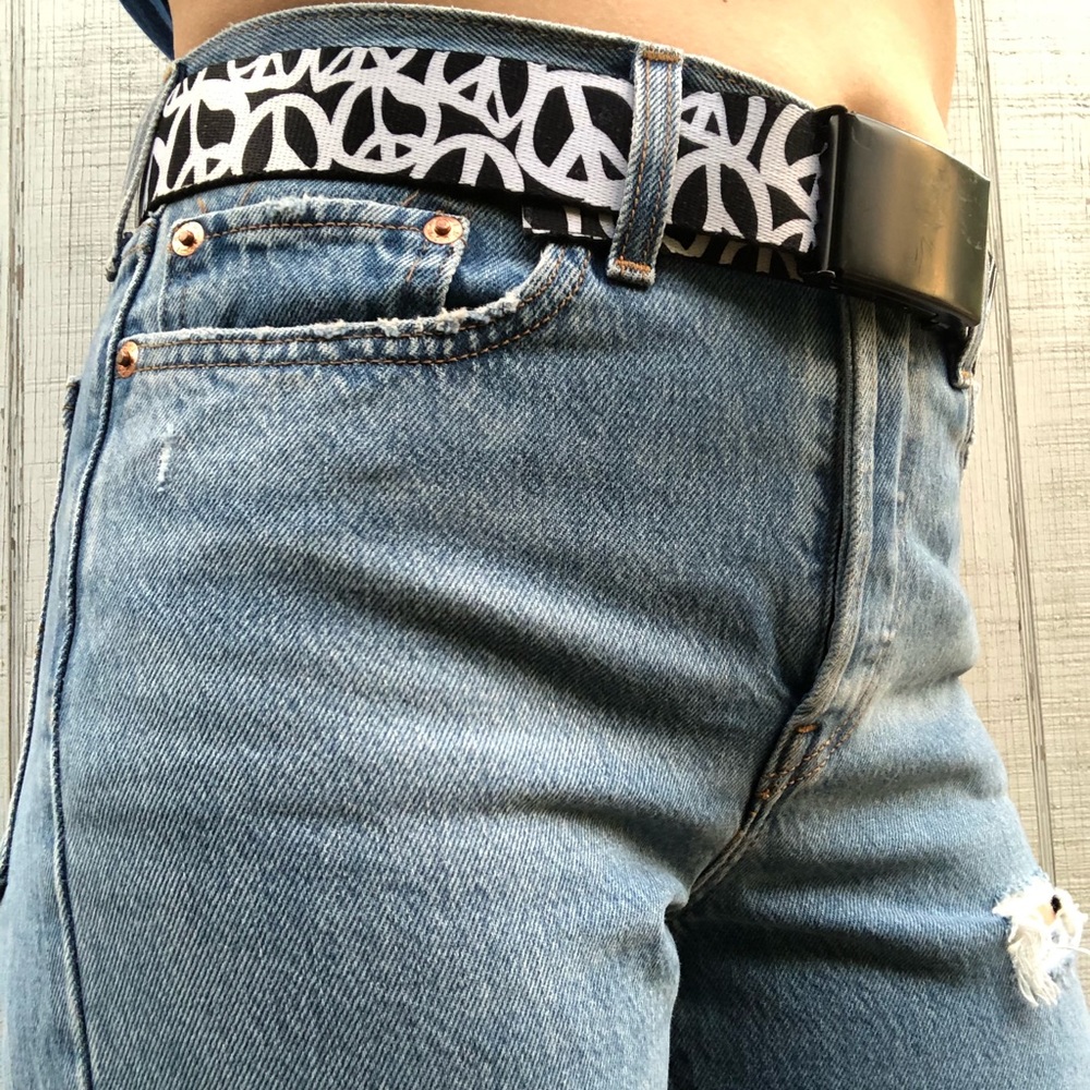 Peace Sign Belt